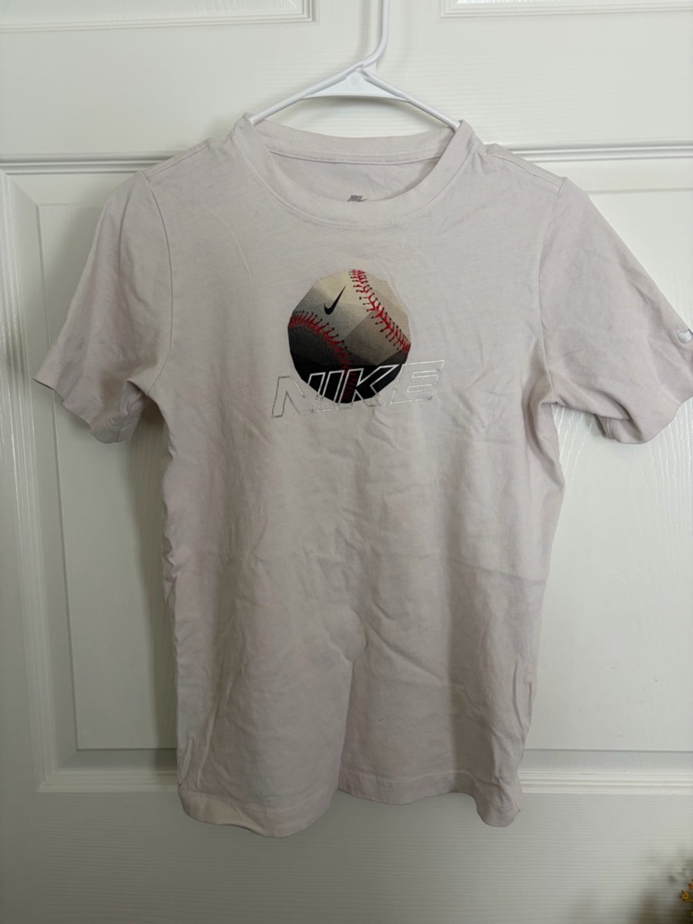 Nike Light Pink Baseball Graphic Short-Sleeve Tee